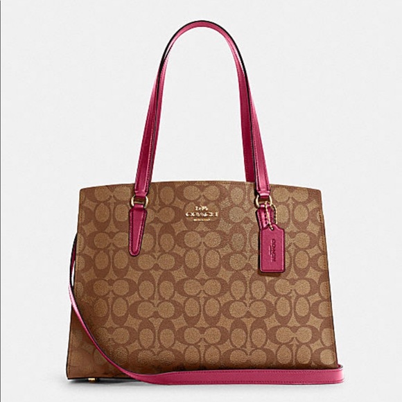 Coach Tatum Carryall In Signature Canvas - Picture 3 of 11